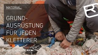 Grundausrüstung für jeden Alpinkletterer Von Helm bis Kletterschuhe  Tutorial 443  LAB ROCK [upl. by Nodyl384]