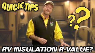 HOW TO DETERMINE AN RVS INSULATION RVALUE  Petes RV Quick Tips CC [upl. by Aihceyt873]