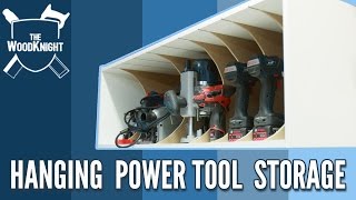 Hanging Power Tool Storage Mitre Saw Station Part 4 [upl. by Giles]