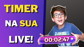 Como colocar CONTAGEM REGRESSIVA na LIVE [upl. by Niamor]