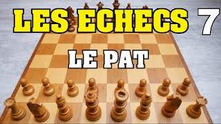 LES ECHECS  REGLES DU JEU  LE PAT  partie nulle [upl. by Towne256]