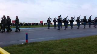 RAF HARRIER final flight day Emotional Guard of Honour [upl. by Yboj]