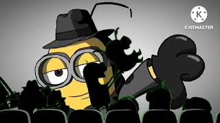 Os Minions estão Assistindo os Bamboo Warfare Clipe do Grizzy T04EP4 Brian o Minion Ao MegaCubo [upl. by Vizza]