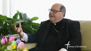 Bishop Malesic describes the significance of the Easter Egg [upl. by Adias]