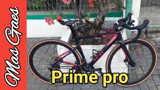 Review bike cek roadbike prime pro sepeda carbon murah asal cina [upl. by Merchant403]