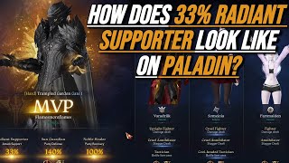 LOST ARK  33 RADIANT SUPPORTER ON PALADIN  G1 VOLDIS HM [upl. by Malita933]