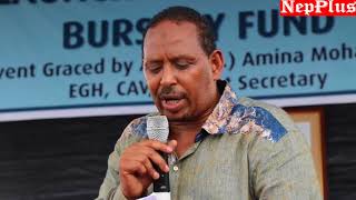 Hon Rashid Kassim launches Wajir east Bursary fund [upl. by Anelim]