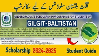 HEC scholarships for GB Students  Undergraduate Scholarship Program  Batch IV  Pak Scholarships [upl. by Yeltrab]