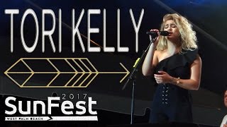 Tori Kelly  Sunfest 2017 Full Set West Palm Beach FL 4K [upl. by Tizes]