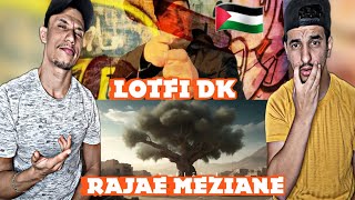 LOTFI DK  FREESTYLE PALESTINE  Rajae Meziane  LAND REACTION🇲🇦🇩🇿 رجاء و لوطفي أبدعو 🔥🔥 [upl. by Leidag]