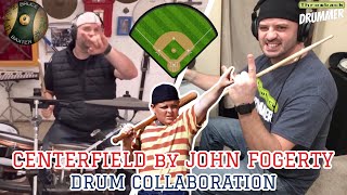 Centerfield by John Fogerty Drum Cover  Collaboration with BruceBaxter [upl. by Malvia]