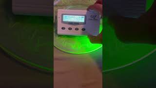 Uranium Glass Plate vs Fiestaware Bowl💀☢️ experiment  fiesta geigercounter stem [upl. by Itak212]