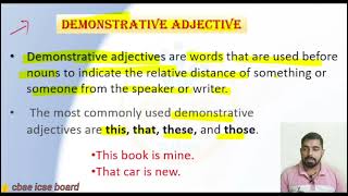 Demonstrative Adjective english adjective skclasses97english91 [upl. by Dusen]