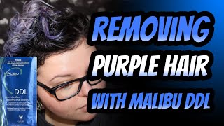 Removing Purple Hair Color  Malibu DDL [upl. by Learsi]