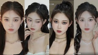 Quick amp Easy ✅ Cute Hairstyle Tutorial Korean styles for girls [upl. by Jabe]