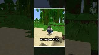 Minecraft In Hindi Language 😂  Minecraft Hindi Me  ytshortsindia minecraft shortsfeed [upl. by Ober448]