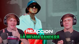 REACCION Lefty SM  La Misma Bandera 🇲🇽 [upl. by Nykal491]