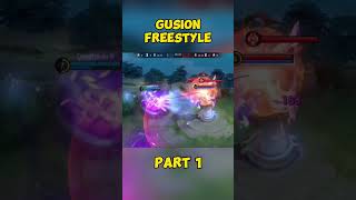 GUSION FREESTYLE PART 1 mobilelegends mlbb mlbbcreatorcamp mpl shorts reels [upl. by Purvis]