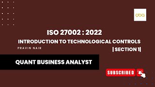 ISO 27002  2022 Information Security Controls  Introducing Technological Controls [upl. by Dollar]