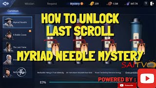 MIR4 TIPS PAANO PALABASIN ANG SCROLL NO 6 NG MYRIAD NEEDLE MYSTERY QUESTBULL FIEND RESEARCH 14 [upl. by Hluchy]