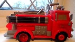 AMAZING RED THE DISNEY CARS FIRE ENGINE TRUCK TOY [upl. by Adrahc]