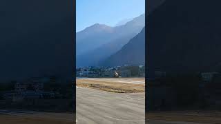 Helicopter takeoff 🚁 helicopter nepal nepalride [upl. by Kahl]