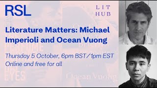 Literature Matters Michael Imperioli and Ocean Vuong [upl. by Turpin556]