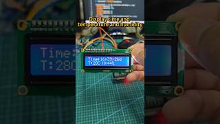 display time amp temperature  humidity esp32project arduinoproject electronica esp32project diy [upl. by Esmond]