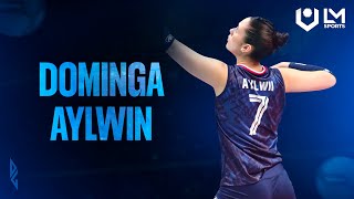 Highlights DOMINGA AYLWIN Outside Hitter [upl. by Ydnal]