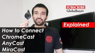 How to connect ChromeCastMiraCastAnyCast Problem solved [upl. by Dadinirt]