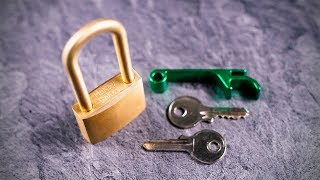 The Golden Hokey Cokey Lock Puzzle  2 Keys and a Bottle Opener [upl. by Goldfinch116]