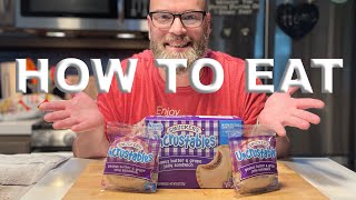 How To Eat Smuckers Uncrustables [upl. by Neneek]