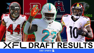 XFL Draft Results 2022 ALL Players Picked In The First 33 Rounds [upl. by Aschim]