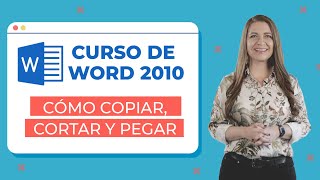 Cómo copiar cortar y pegar en Word 2010 [upl. by Arrimat]