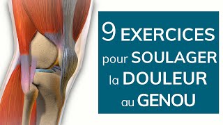 9 exercices pour soulager la douleur au genou [upl. by Mosnar972]