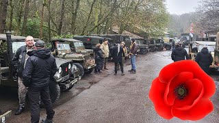 Healey Dell Nov 2024 Military vehicle visit [upl. by Kalle]