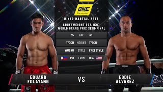 Eduard Folayang vs Eddie Alvarez  Full Fight Replay [upl. by Latnahc]