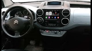 Montaż radia 2 DIN Android w Citroenie Berlingo GMS 7901 [upl. by Willie]