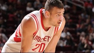 Donatas Motiejunas Rockets 2015 Season Highlights Part2 [upl. by Gisser]