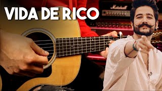 Vida de Rico  Camilo  GUITARRA TUTORIAL ACORDES  Christianvib [upl. by Igic]