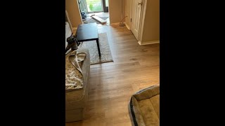 Installation of 210 sq ft of Mannington Adura Rigid [upl. by Yenettirb34]