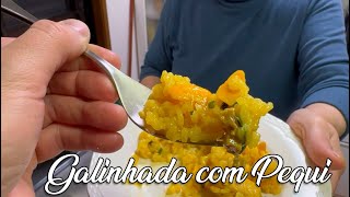 Galinhada com pequi [upl. by Eldreeda]