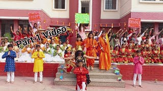 Part1 Diwali Dance Performance  HappyValleySchool Choreography By RohitRoushan HappyDiwaliDance [upl. by Ellerahc]