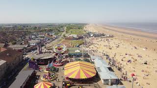 Mablethorpe 162021 4k drone footage [upl. by Neufer]