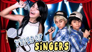 Types of Singers  Lip Sync Battle Shorties on Nickelodeon  GEM Sisters [upl. by Nilpik538]