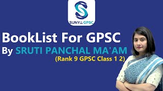 Booklist for GPSC Mains  Shruti Panchal Mam  Sunya IAS  Sunya GPSC [upl. by Artenal755]