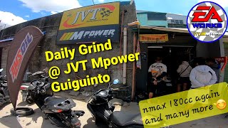 JVT MPower Guiguinto Daily Grind  NmaxAerox 180cc Basic Touring Set Sakalam [upl. by Ignacia34]