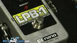 ElectroHarmonix LPB1 Linear Power Booster Demo [upl. by Ybrek948]