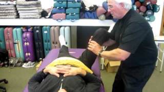 Active Isolated Stretching  Supine External Rotators Assisted [upl. by Eenej]