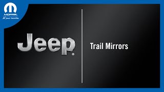 Trail Mirrors  How To  2024 Jeep Gladiator amp Wrangler [upl. by Nesila779]